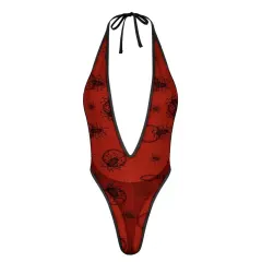 Sexy Deep-V One-Piece (SDSQQ004) thumbnail 3