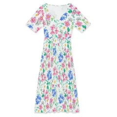 Custom V-Neck Mid Length Dress thumbnail 3