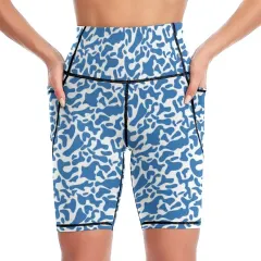 Knee-Length Yoga Shorts thumbnail 1