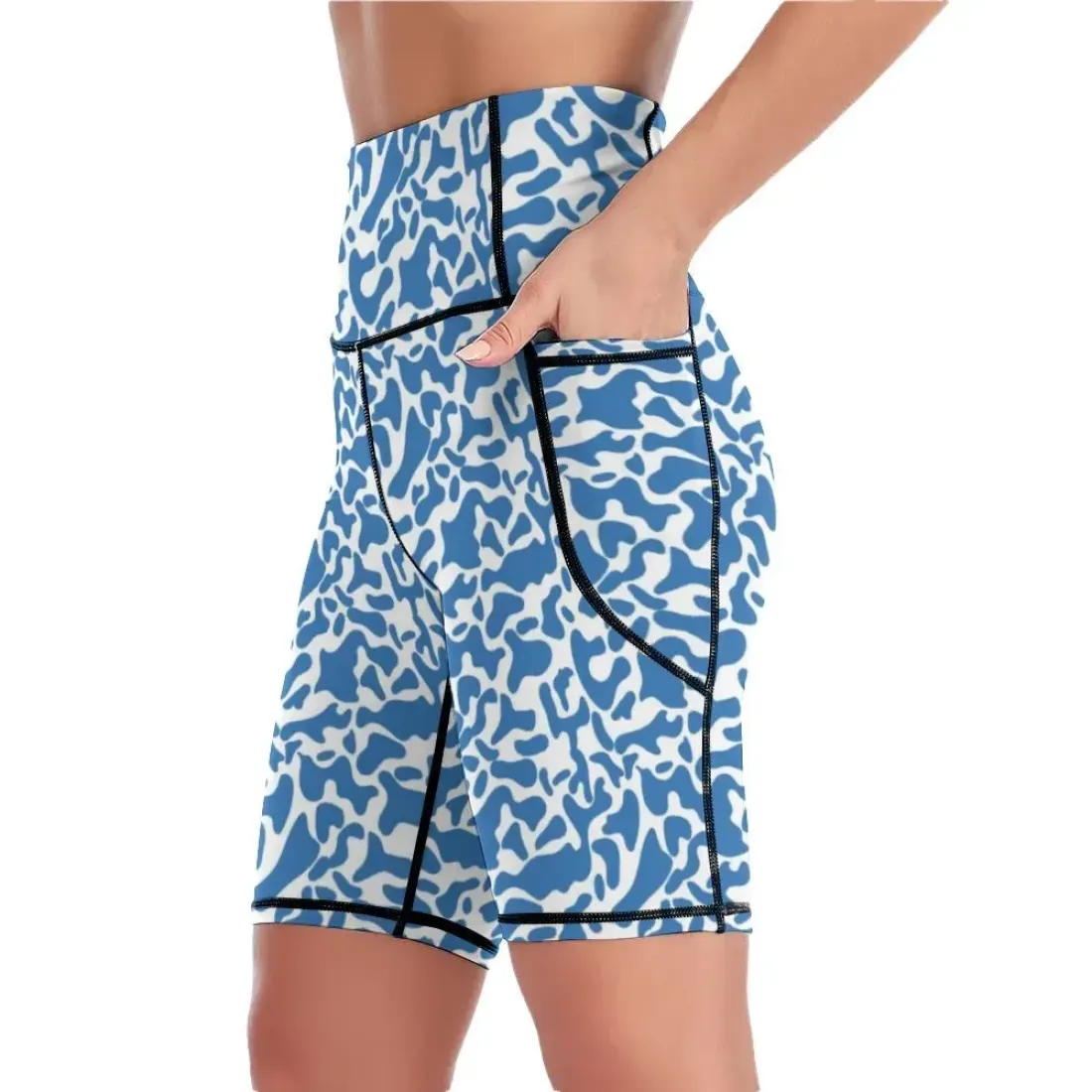 Knee-Length Yoga Shorts — photo 2