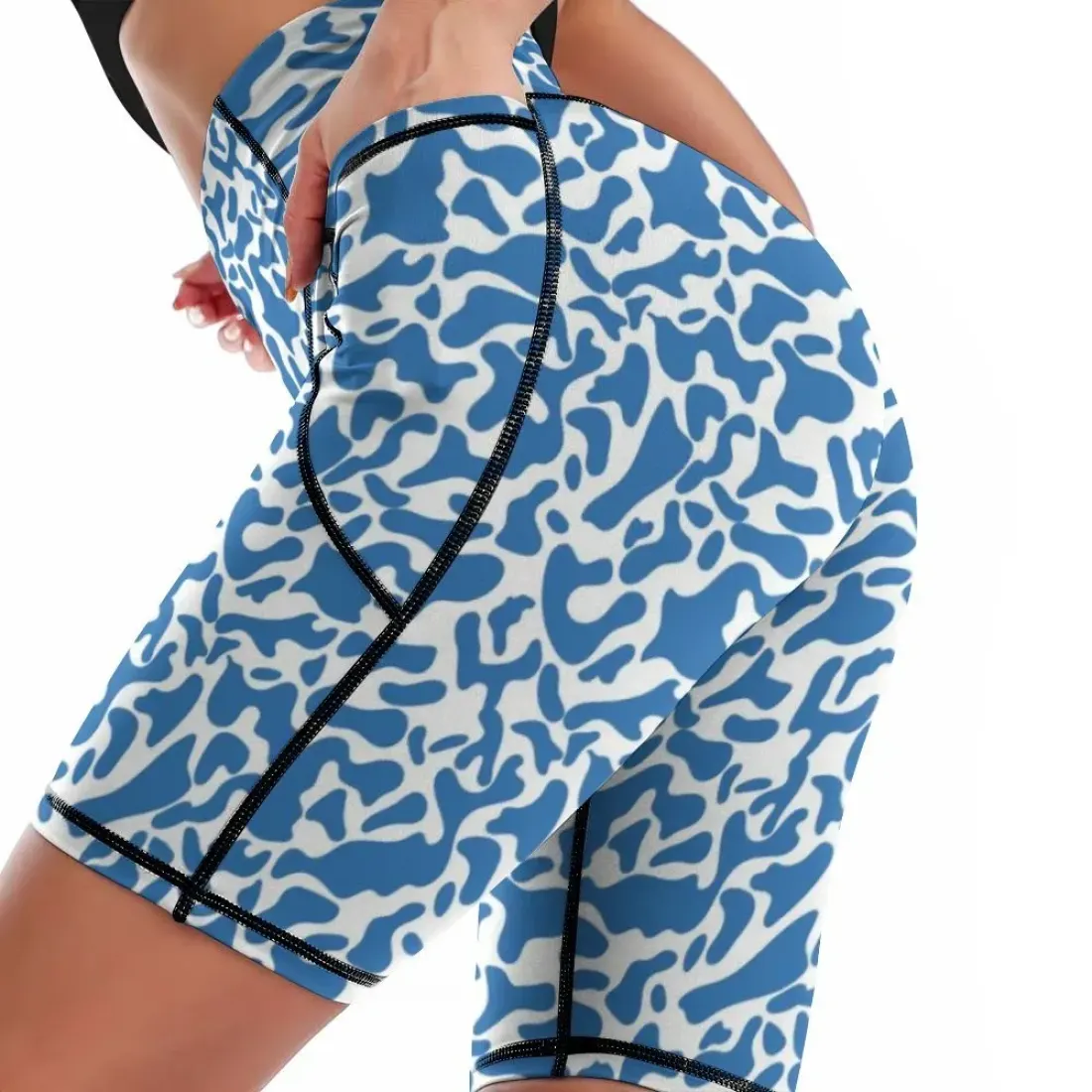 Knee-Length Yoga Shorts — photo 3