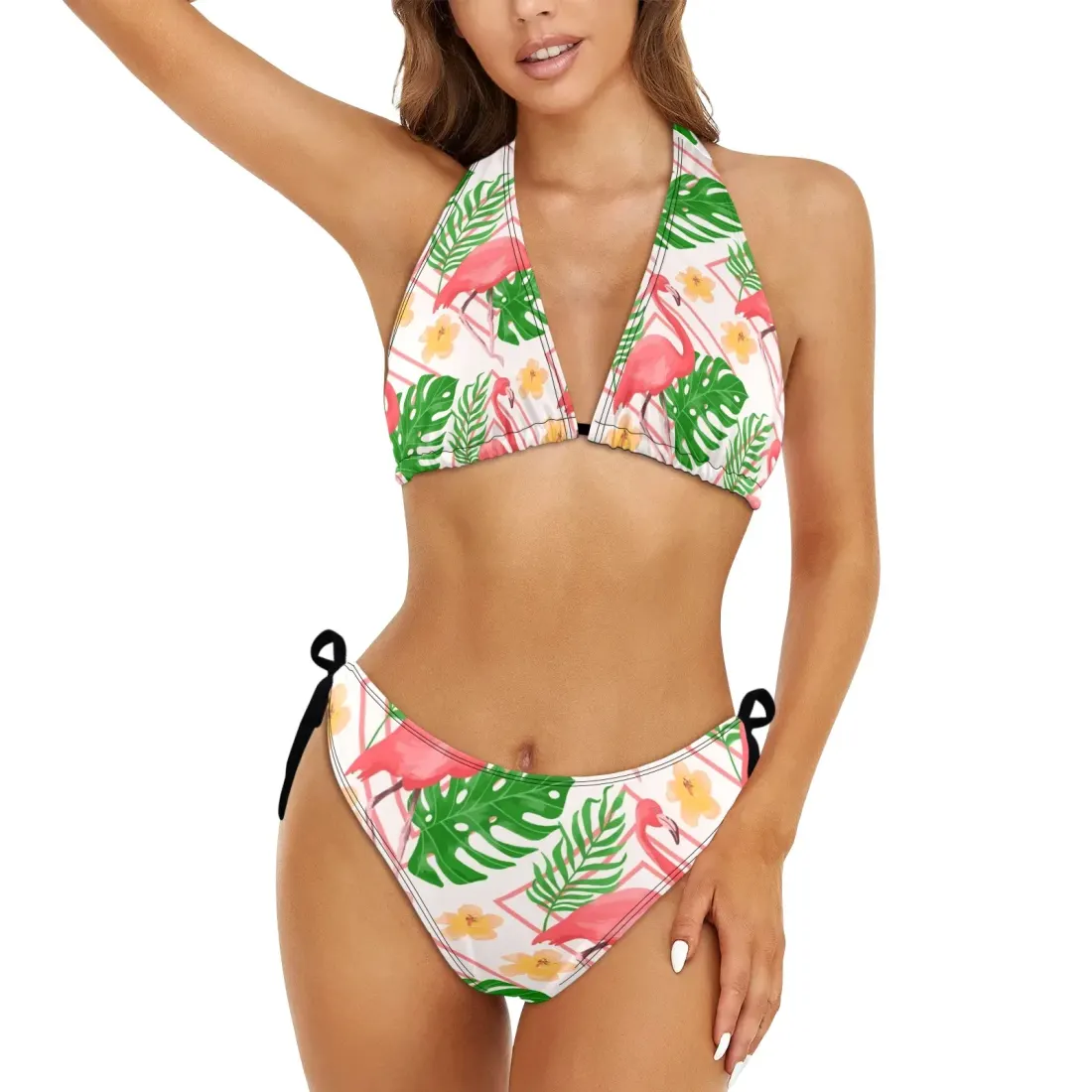 Women's Halter Bikini Swimsuit (Model S48) — photo 4