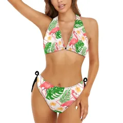 Women's Halter Bikini Swimsuit (Model S48) thumbnail 4