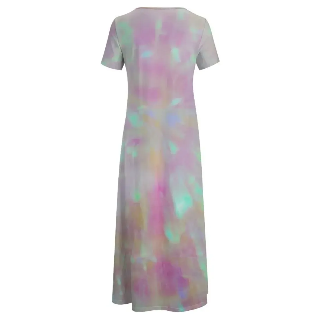Short Sleeve Round-neck Long Dress — photo 4