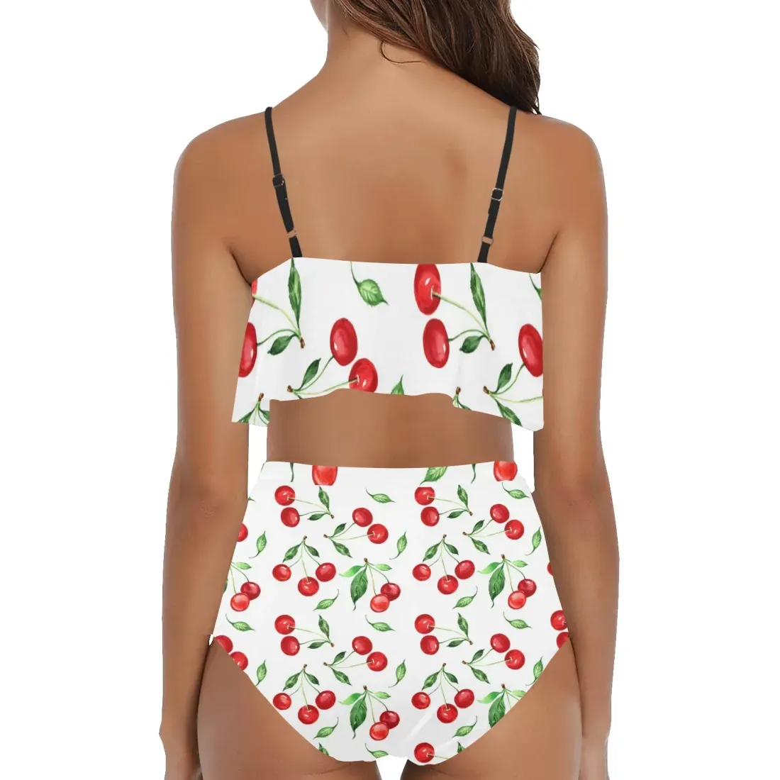 High Waisted Flounce Bikini Set(ModelS13) — photo 2