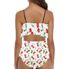 High Waisted Flounce Bikini Set(ModelS13) thumbnail 2