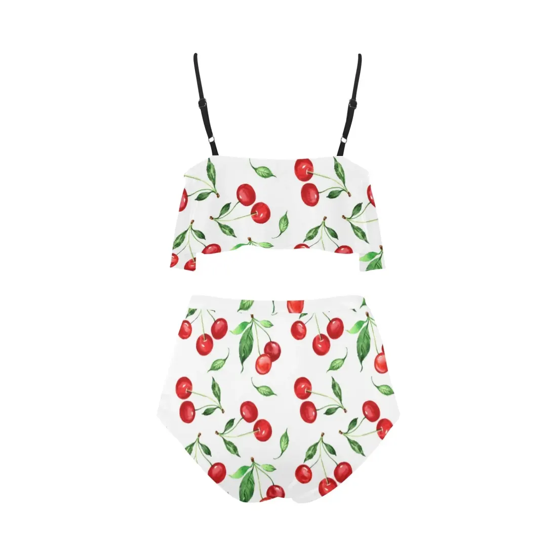 High Waisted Flounce Bikini Set(ModelS13) — photo 4