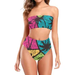 Chest Wrap Bikini Swimsuit (Model S36) thumbnail 1