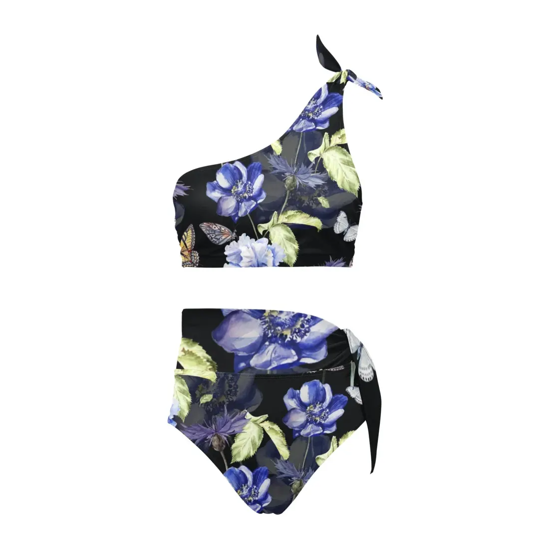 Women's One Shoulder Bikini Set(ModelS16) — photo 3