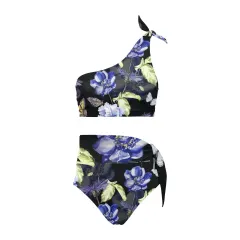 Women's One Shoulder Bikini Set(ModelS16) thumbnail 3