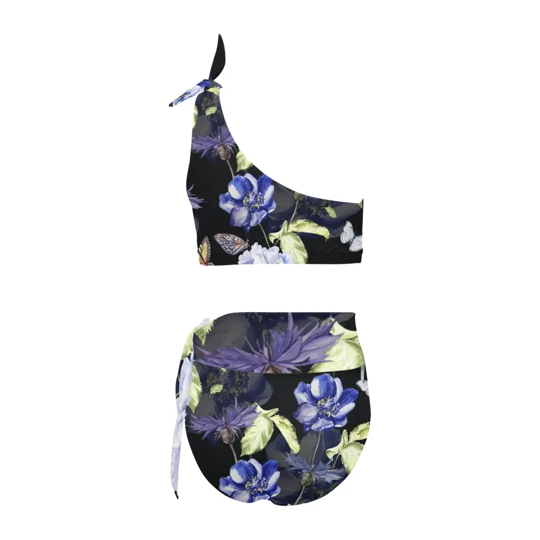 Women's One Shoulder Bikini Set(ModelS16) — photo 4