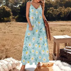 Custom Spaghetti Strap Long Dress thumbnail 1