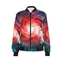 Women's All Over Print Bomber Jacket(Model H36) thumbnail 3
