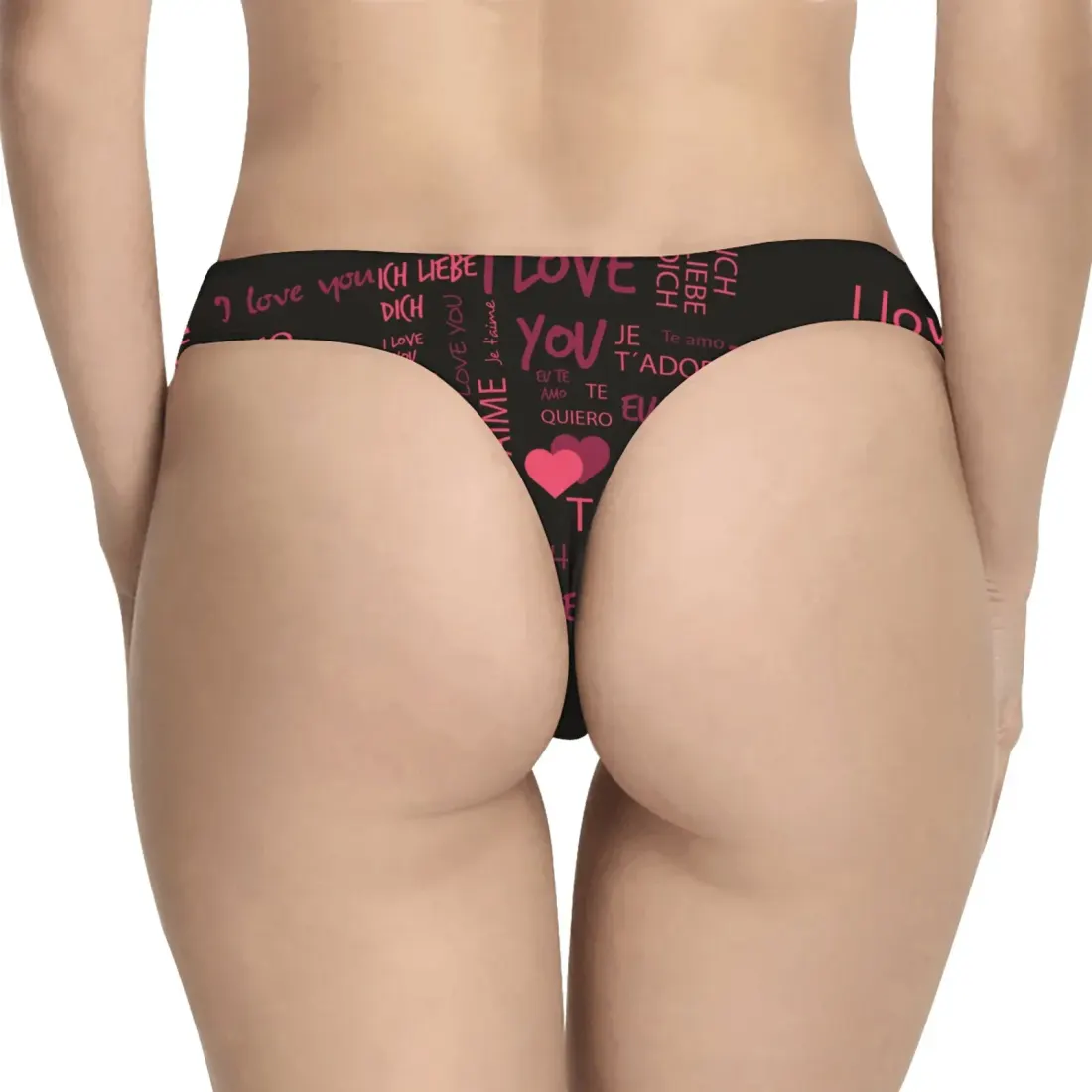 Women's All Over Print Thongs (Model L30) — photo 2