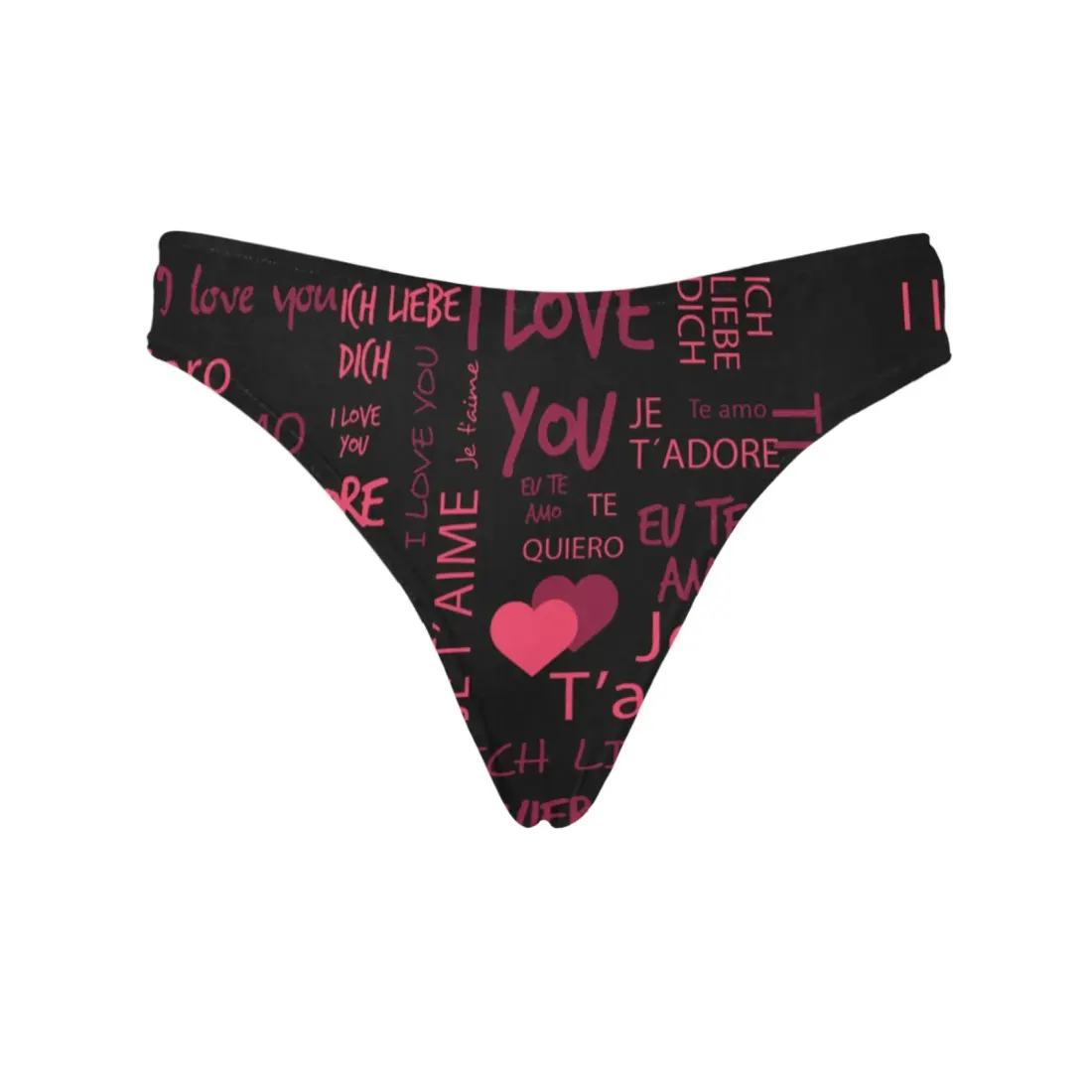 Women's All Over Print Thongs (Model L30) — photo 4