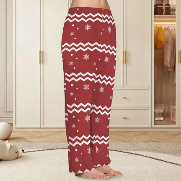 Women's Flannel Pajama Trousers (Model L76)