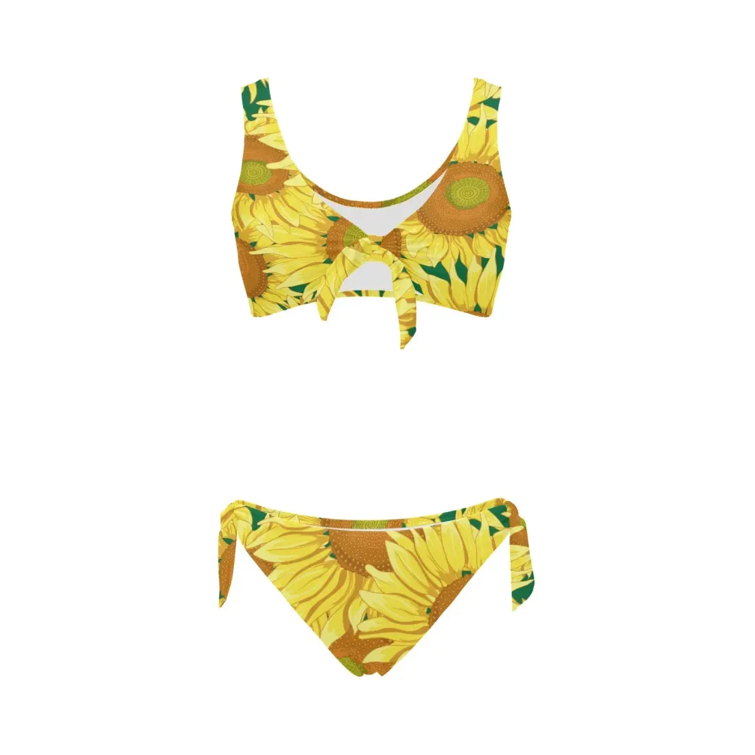 Front Bow Tie Bikini Swimsuit (Model S38) — photo 3