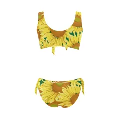 Front Bow Tie Bikini Swimsuit (Model S38) thumbnail 4