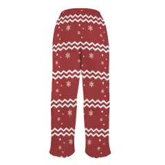 Women's Flannel Pajama Trousers (Model L76) thumbnail 4