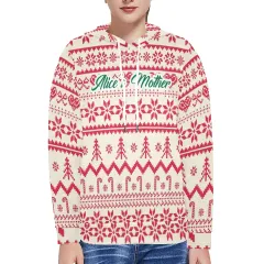 Women's All-Over Print Hoodie (Model H55) thumbnail 1