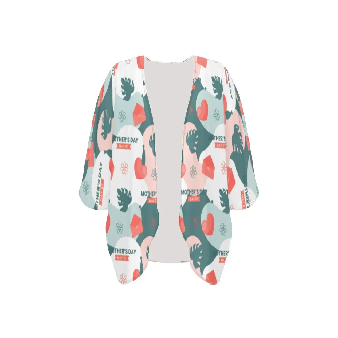 Women's Kimono Chiffon Cover Up (Model H51) — photo 3