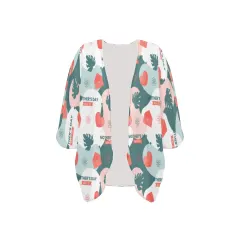 Women's Kimono Chiffon Cover Up (Model H51) thumbnail 3
