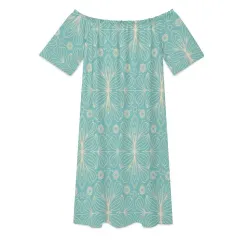 Off Shoulder Loose Casual Dress thumbnail 3