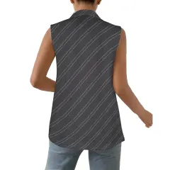 Women Sleeveless Suit Vest (Model H71) thumbnail 3