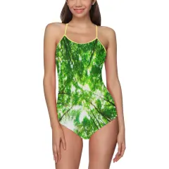 Women's Slip One Piece Swimsuit (Model S05) thumbnail 1