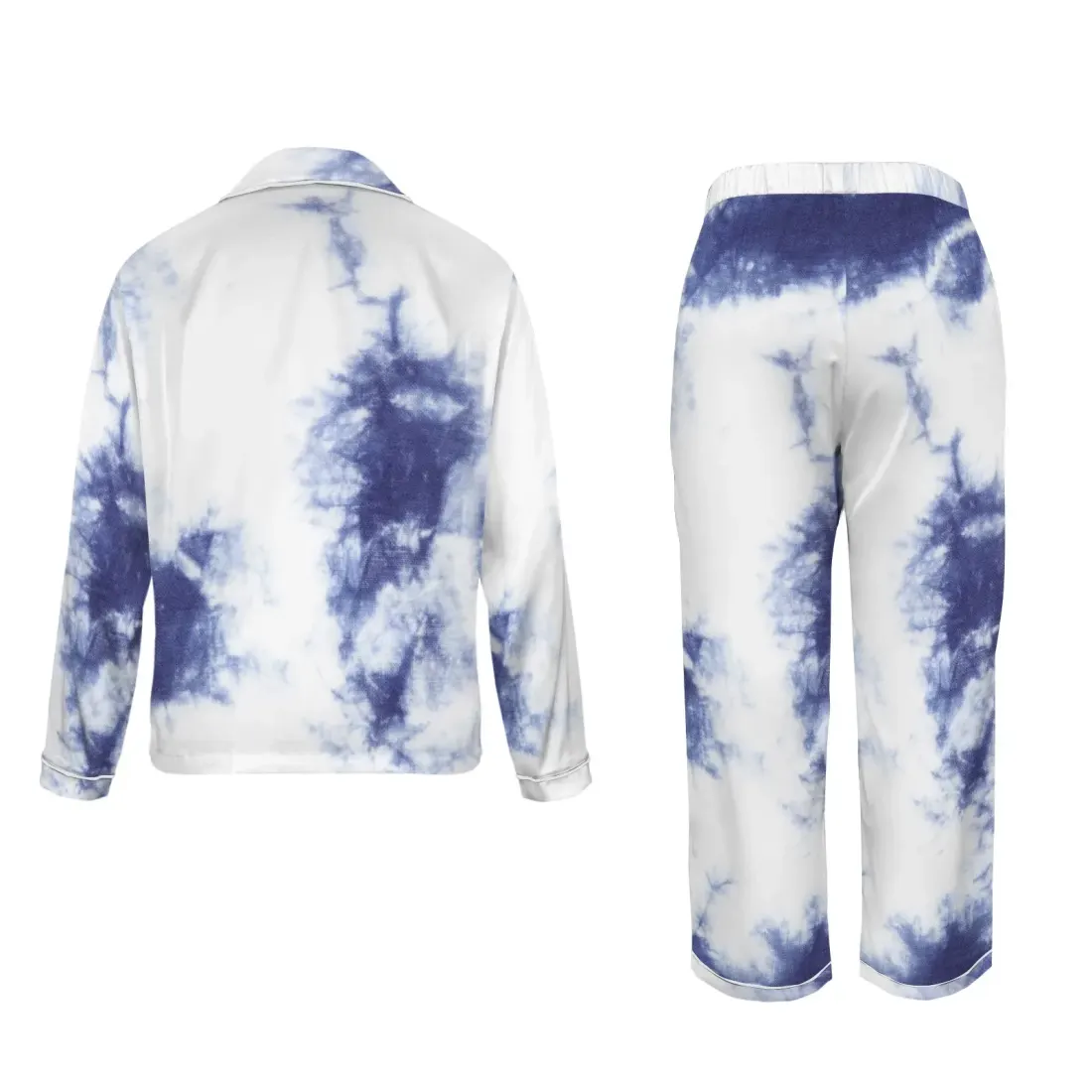 Women's Long Sleeve Satin Pajama Set — photo 5