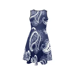Sleeveless Expansion Dress (ModelD60) thumbnail 5