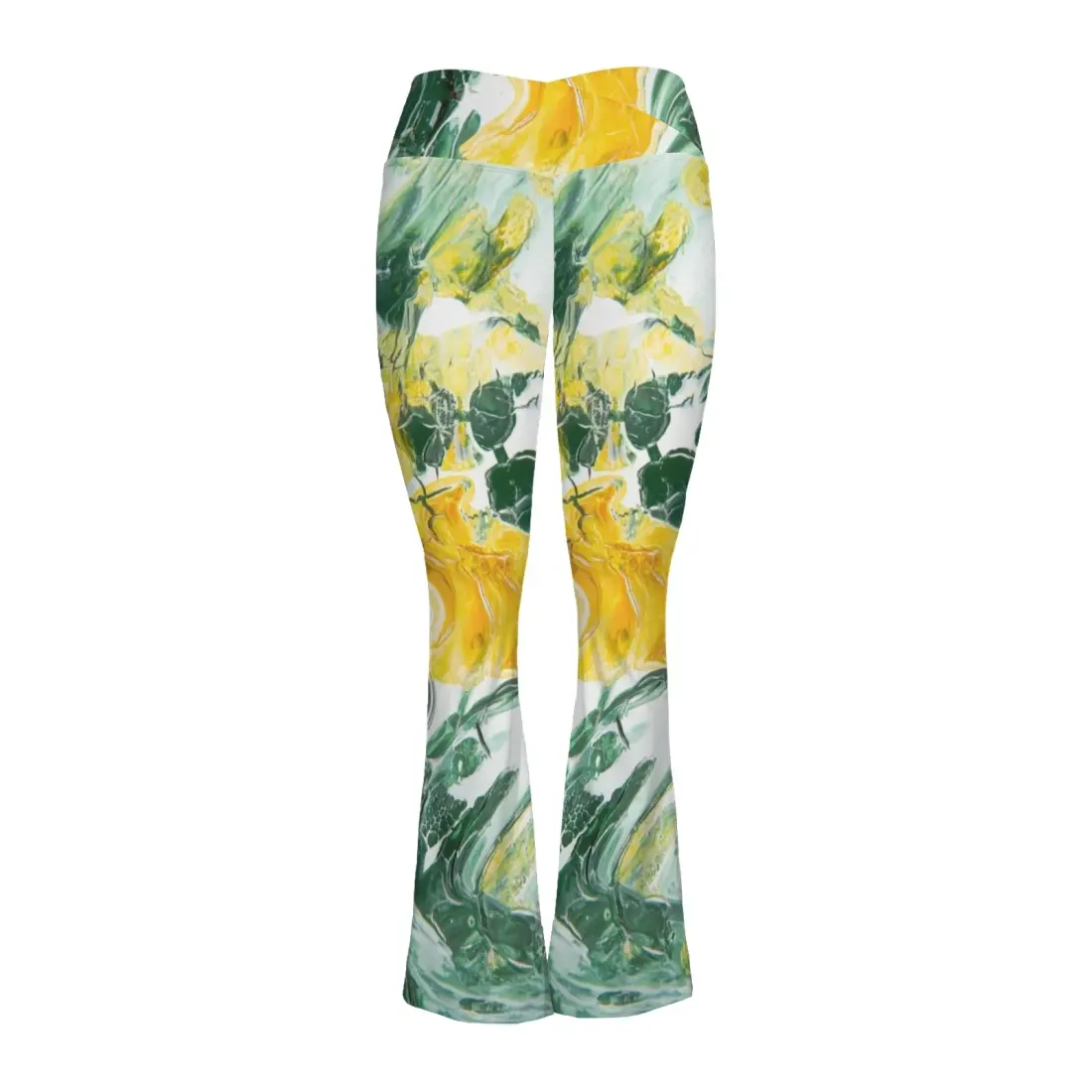 Women's V-Crossover High Waisted Flare Leggings — photo 4