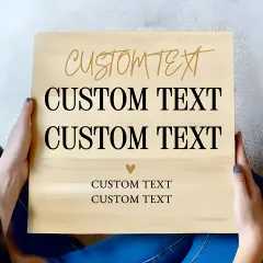 Personalised Black and Gold Wooden Keepsake Box, Our Wedding Memories Custom Memory Chest thumbnail 2