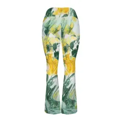 Women's V-Crossover High Waisted Flare Leggings thumbnail 5