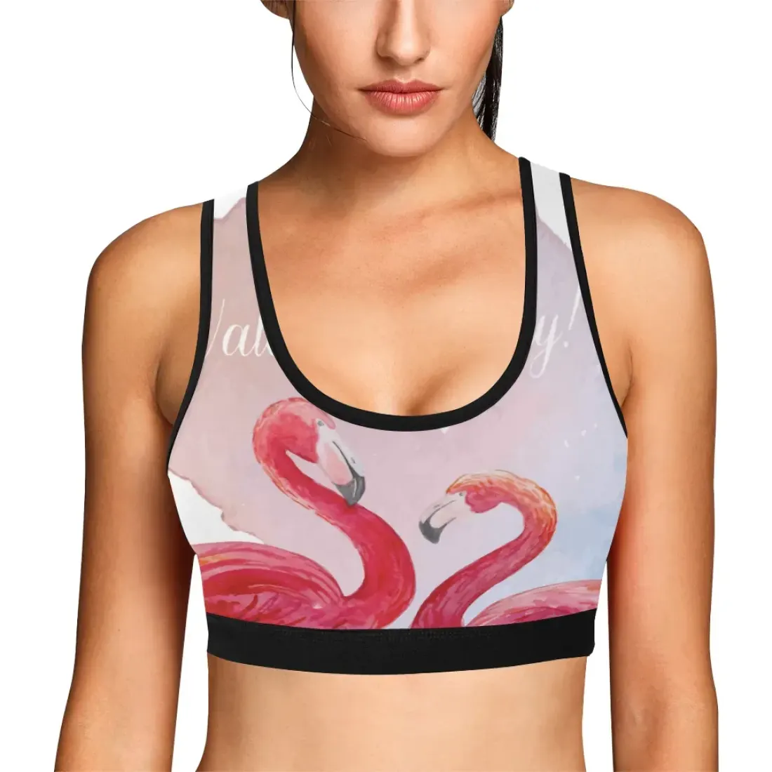 Women's All Over Print Sports Bra (Model T52)