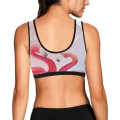Women's All Over Print Sports Bra (Model T52) thumbnail 4