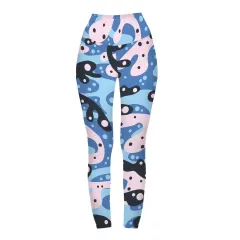 Women's Wide Waist Yoga Cropped Leggings thumbnail 4
