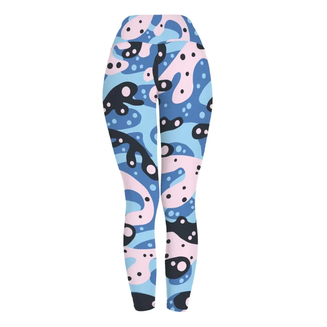 Women's Wide Waist Yoga Cropped Leggings — photo 5