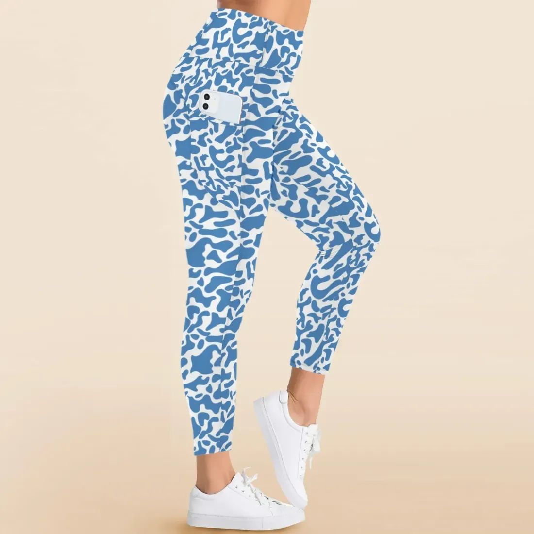 Women's High Waist Pockets Yoga Leggings — photo 2