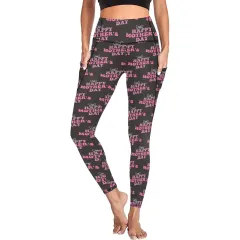 All Over Print High Waist Leggings with Pockets (ModelL56) thumbnail 1