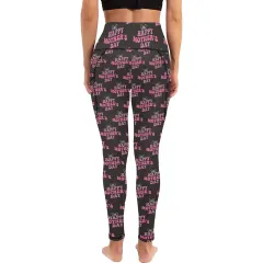All Over Print High Waist Leggings with Pockets (ModelL56) thumbnail 2