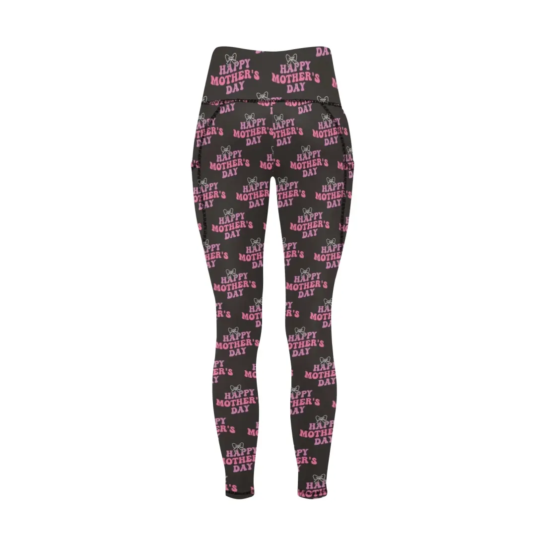 All Over Print High Waist Leggings with Pockets (ModelL56) — photo 4