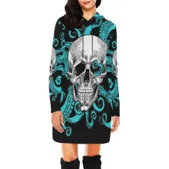 Women's All Over Print Hoodie Mini Dress(Model H27) thumbnail 1