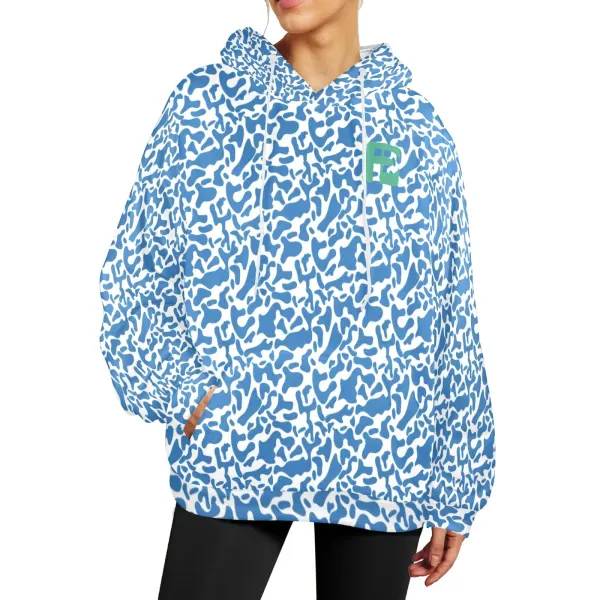 Women's Flannel Hoodie (Model H63)