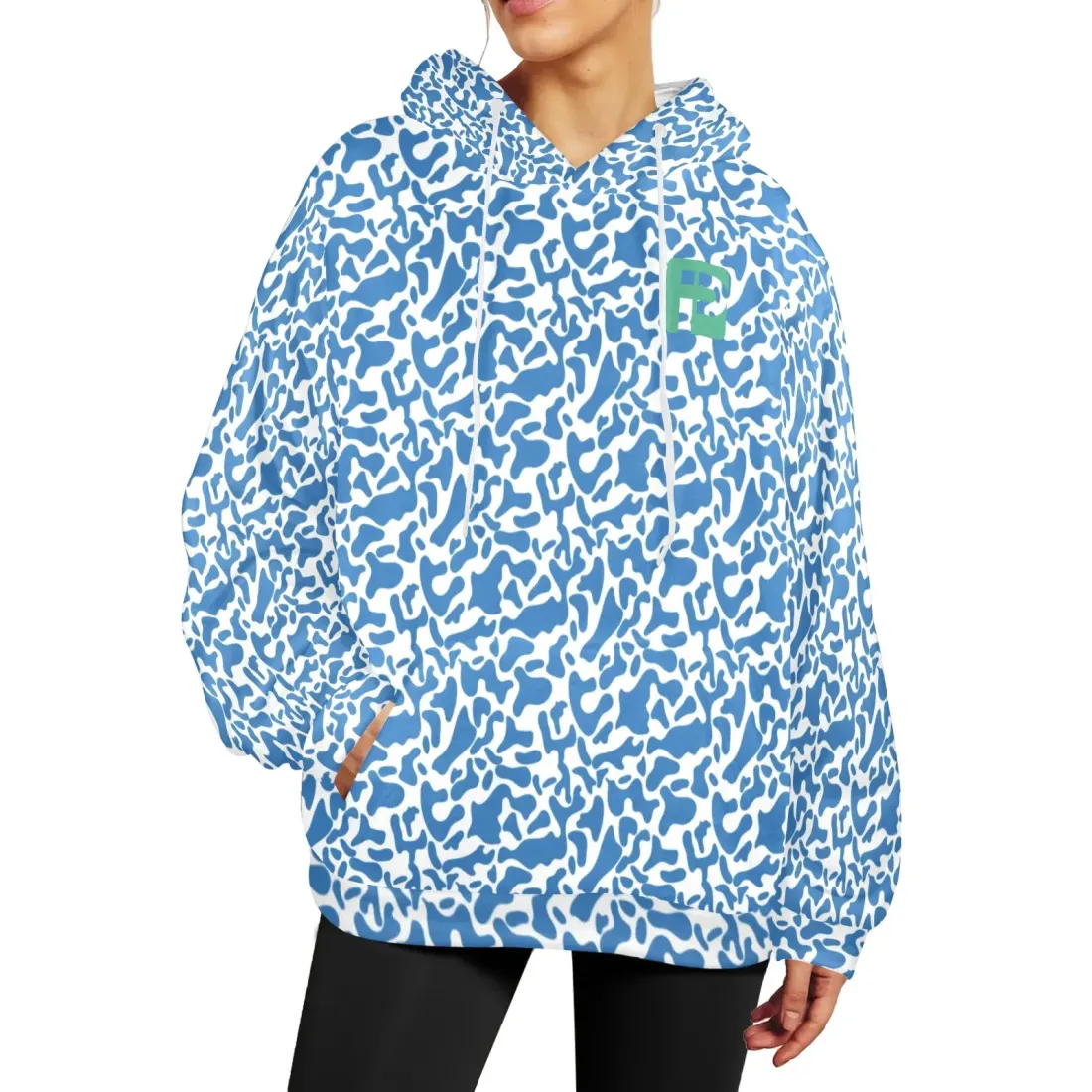 Women's Flannel Hoodie (Model H63)