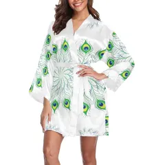Women's Long Sleeve Kimono Robe thumbnail 1