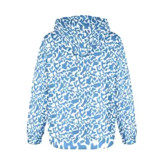 Women's Flannel Hoodie (Model H63) thumbnail 5