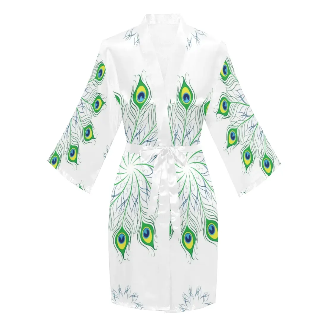 Women's Long Sleeve Kimono Robe — photo 3