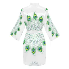 Women's Long Sleeve Kimono Robe thumbnail 4