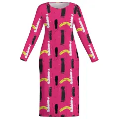 Long Sleeve Bodycon Dress thumbnail 1
